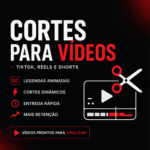 Eu vou editar cortes profissionais para TikTok YouTube