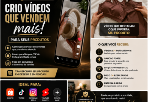 Eu vou criar videos virais para vender seus produtos.