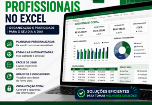 Eu vou criar uma planilha profissional no Excel