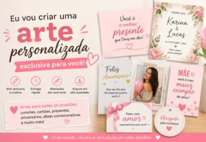 Eu vou criar uma arte personalizada exclusiva para você