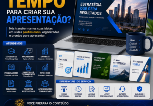 Eu vou Criar Slides Apresentações De sua Preferência.