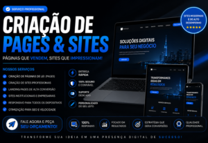 Eu vou criar sua. Landing Pages Alta Conversão