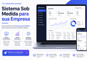 Eu vou desenvolver um sistema de gestão para sua empresa