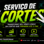 Eu vou Criar cortes dos seus vídeos