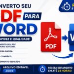 Eu vou converter seu Pdf em Word em instantes