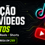 Eu vou editar videos curtos para você, Tiktok, reels ou shor...