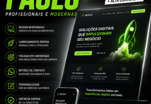 Eu vou criar sua landing page