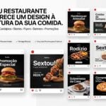 Eu vou criar designs para o seu restaurante