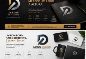 Eu vou Fazer logo criativas e rápido