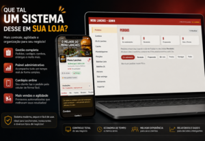 Eu vou fazer Cardápio Digital + Painel Adm.