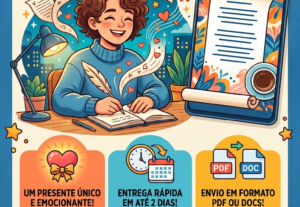 Eu vou fazer um poema personalizado.