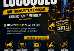 Eu vou fazer a locução ou Jingle