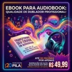 Eu vou Transformar seu eBook em Audiobook com Voz Humanizada