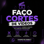 Eu vou fazer Cortes de Vídeos que Prendem Atenção, cortes de...