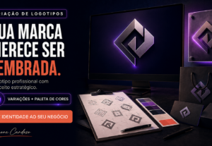 Eu vou criar uma identidade visual para fortalecer a sua mar...