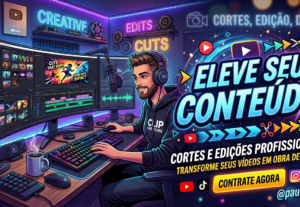 Eu vou criar cortes do seu vídeo para te gerar engajamento