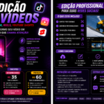 Eu vou editar seus vídeos para TikTok, Reels e Shorts.