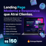 Eu vou Criar sua Landing Page Profissional.