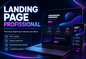 Eu vou criar uma landing page profissional e responsiva