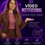 Eu vou Fazer video institucional com credibilidade