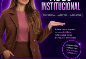 Eu vou Fazer video institucional com credibilidade