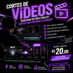 Eu vou fazer cortes para seus vídeos BOMBAR