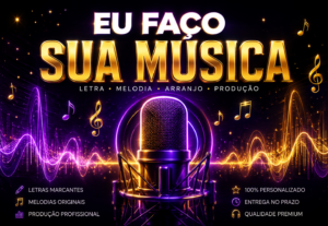 Eu vou fazer qualquer música profissional para você