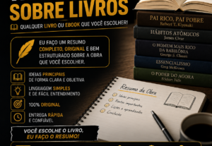 Eu vou fazer um resumo de qualquer livro ou ebook