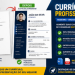 Eu vou criar um currículo profissional e moderno para você