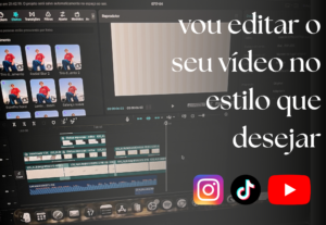 Eu vou editar seu video no estilo que desejar