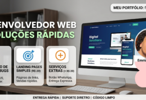 Eu vou corrigir bugs de layout ou ajustar o CSS/HTML