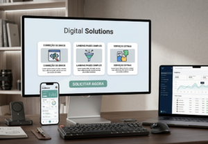 Eu vou criar uma Landing Page simples para sua empresa.