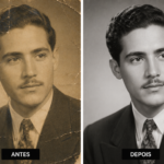 Eu vou fazer a restauração da sua foto antiga