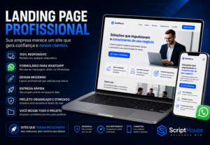 Eu vou criar uma landing page profissional com formulário pa