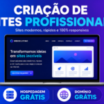 Eu vou fazer Sites Profissionais + Hospedagem e Domínio de B...