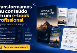 Eu vou transformar seu texto em um e-book profissional