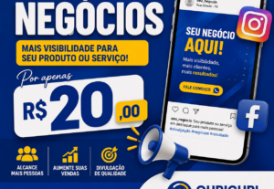 Eu vou divulgar seu negócio nas redes sociais