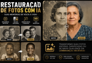 Eu vou Restaurar uma foto antiga sua com ia
