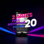 Eu vou fazer edição simples para instagram – 2 artes