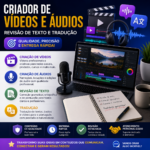 Eu vou criar vídeos ou audio curtos
