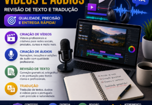 Eu vou criar vídeos ou audio curtos