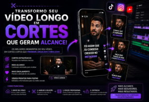 Eu vou criar cortes do seu vídeo que te geraram alcance.