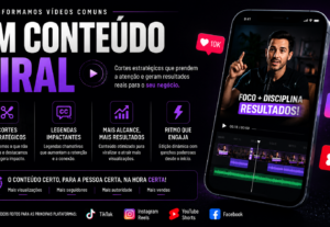 Eu vou Criar cortes de vídeos viral pra você