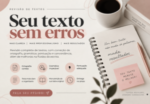 Eu vou Revisar profissionalmente seus textos