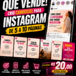 Eu vou Criar carrosséis para seu Instagram