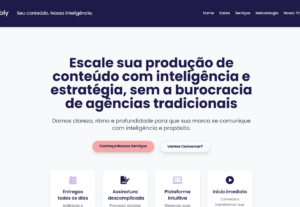 Eu vou fazer um site web para você