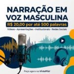 Eu vou dar voz ao seu texto com qualidade profissional.