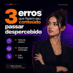 Eu vou criar 3 artes profissionais para suas redes sociais