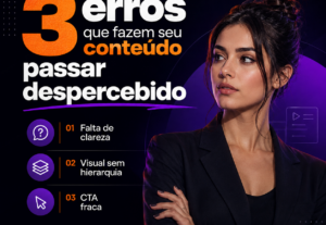 Eu vou criar 3 artes profissionais para suas redes sociais