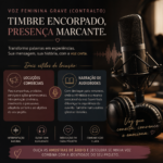 Eu vou narrar seu audiobook de forma natural e envolvente